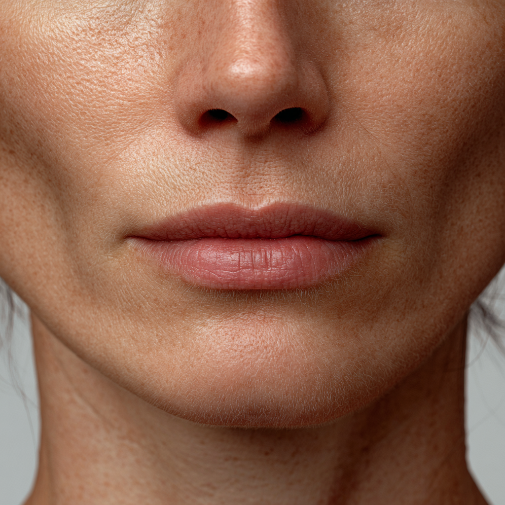Subtle lip enhancement result